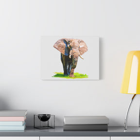 Elephant Canvas Print — Matte Stretched Wall Art