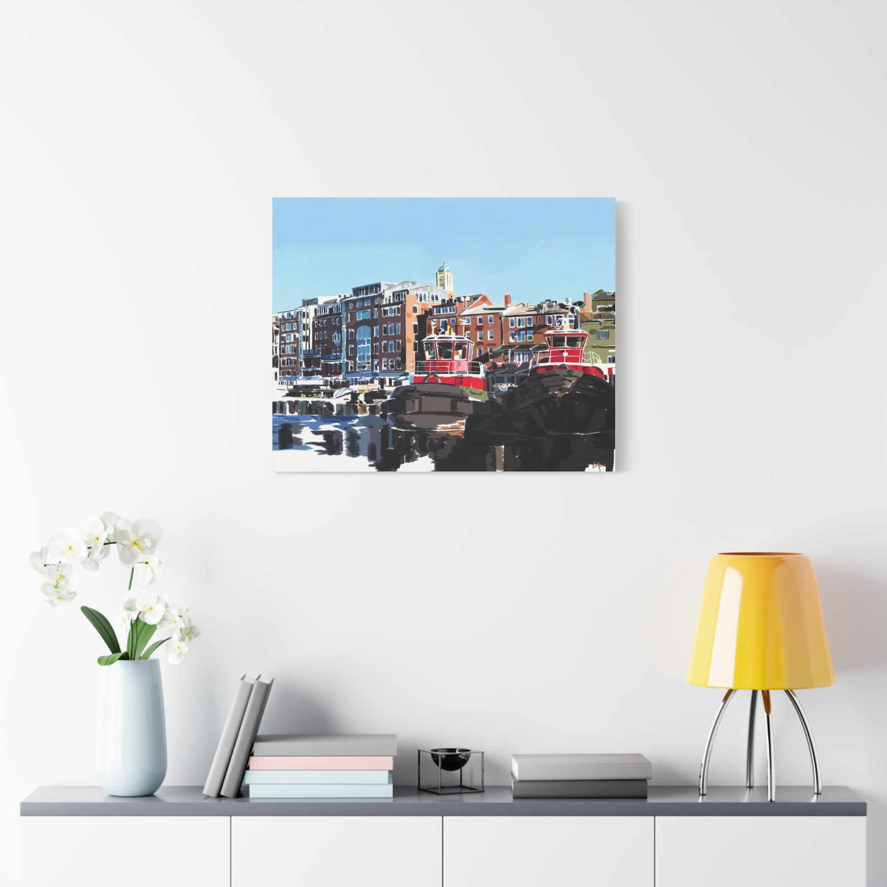 Moran Tugs – Seacoast Boats Canvas Print