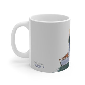 The Lobsterman I Mug — Ogunquit Maine Art by Emily Kalina