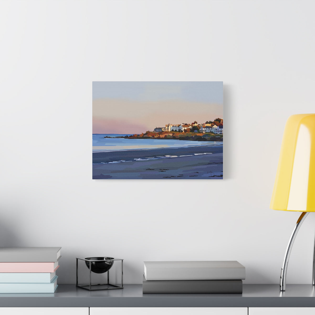 Reverie — Long Sands Beach Dusk Canvas Print | York, Maine Coastal Wall Art
