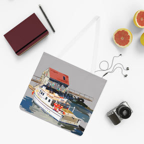 The Lobster Shack I Tote Bag — Maine Coast Art by Emily Kalina