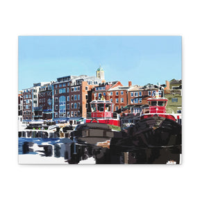 Moran Tugs – Seacoast Boats Canvas Print