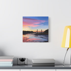 After the Show — Memorial Bridge Canvas Print | Portsmouth NH Wall Art