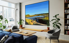 Hampton – Summer Marsh at Golden Hour Fine Art Print