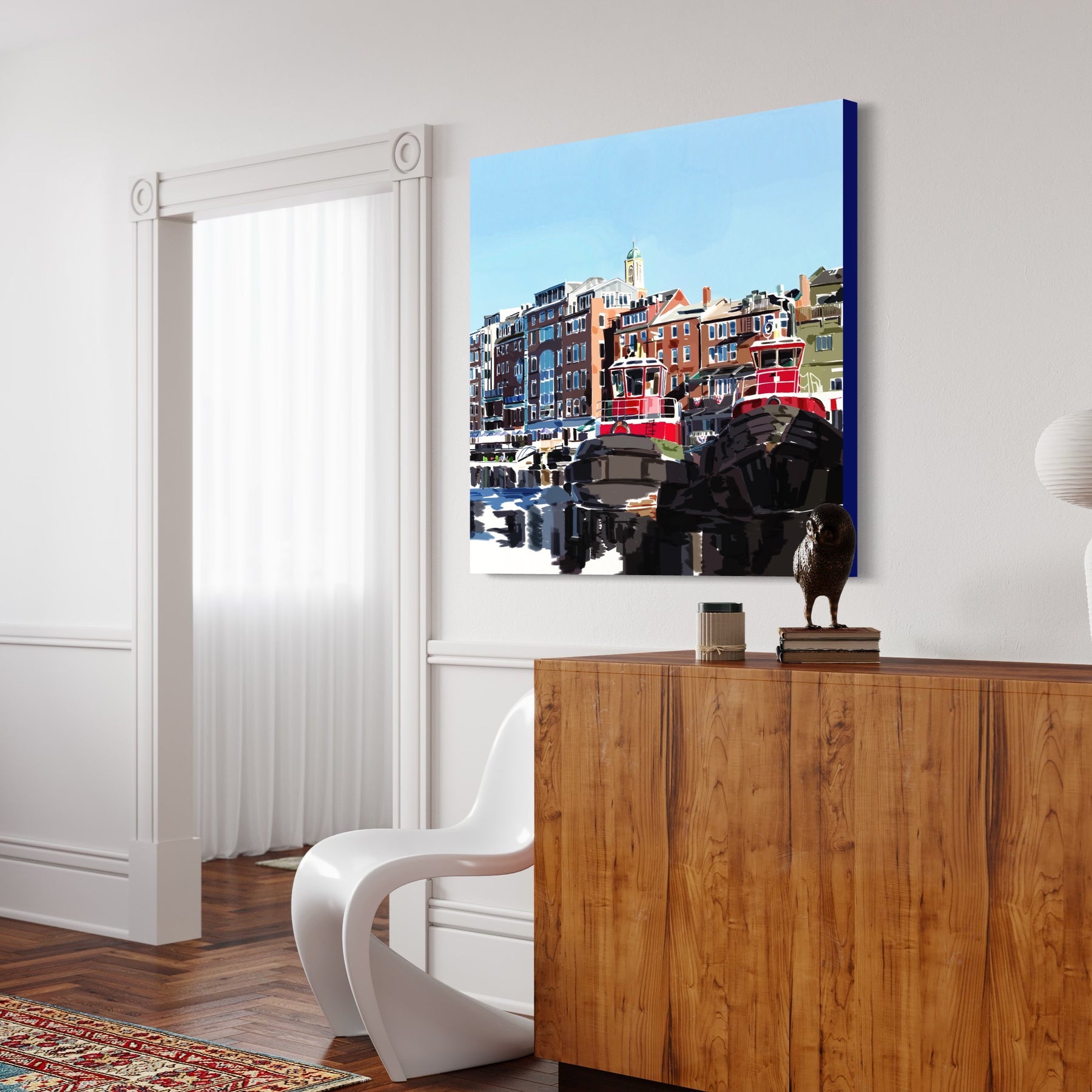 Moran Tugs – Seacoast Boats Canvas Print