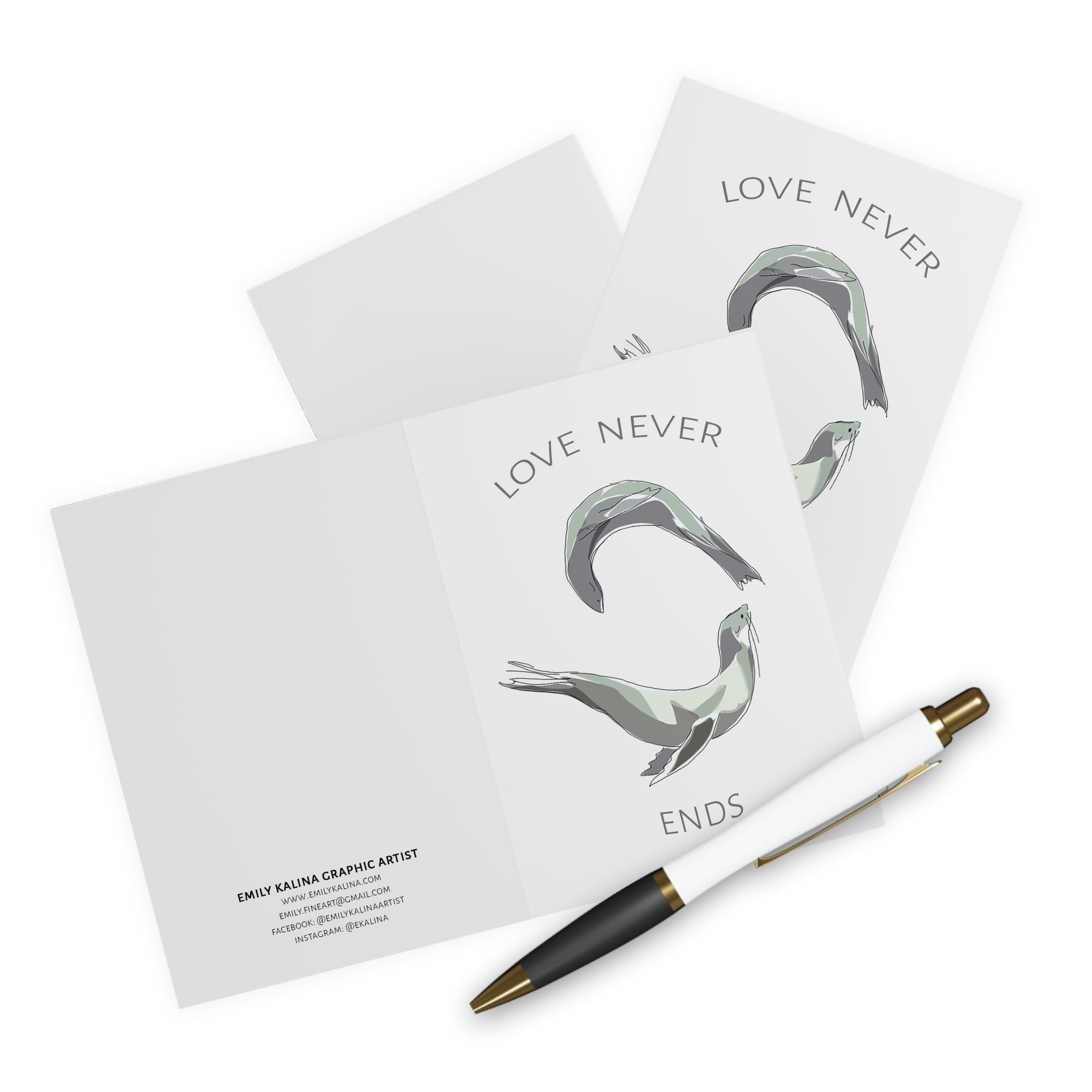 Love Never Ends - Greeting Cards (5 pack)