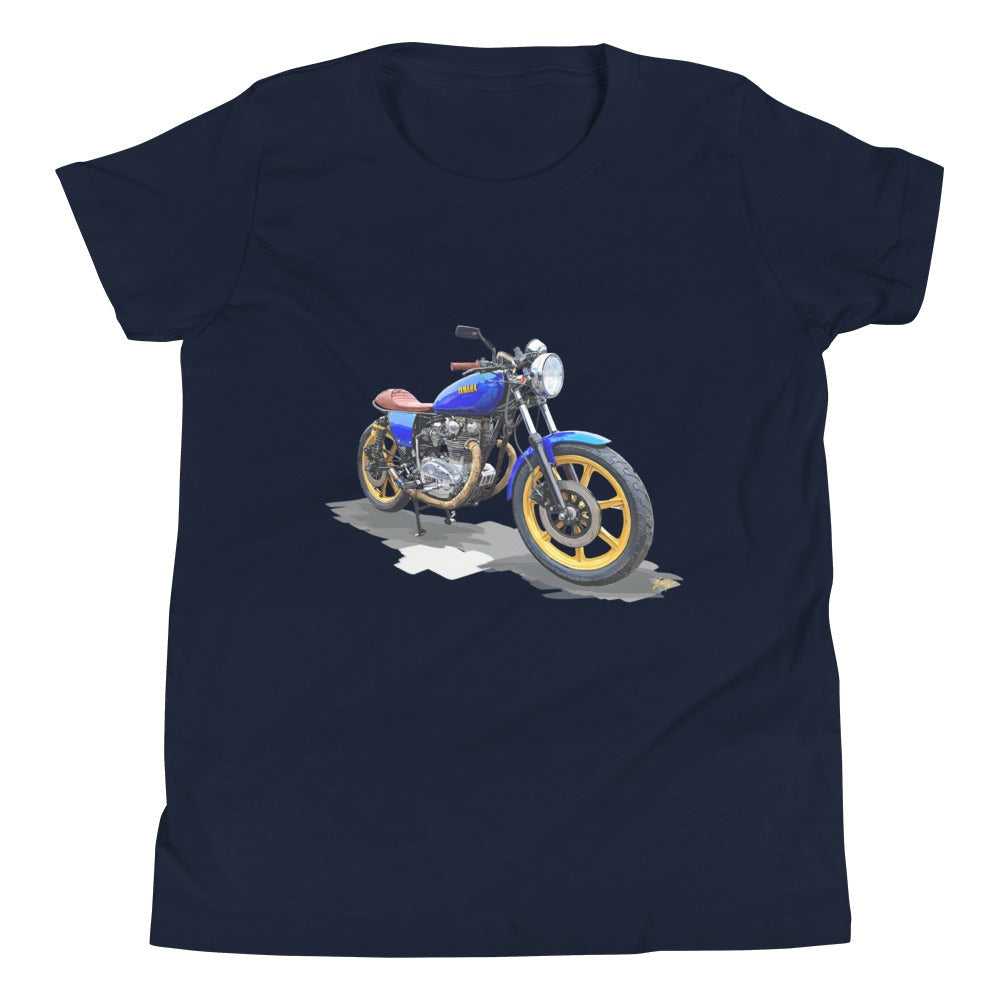 Motorcycle T-Shirt Navy / S